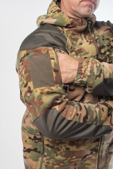 ‼️Тактична флісова кофта G10 Military мультикам