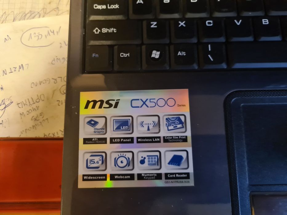 Laptop MSI na części
