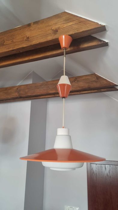 Lampa kuchenna Mid Century Design Czechosłowacja lata 60 PRL