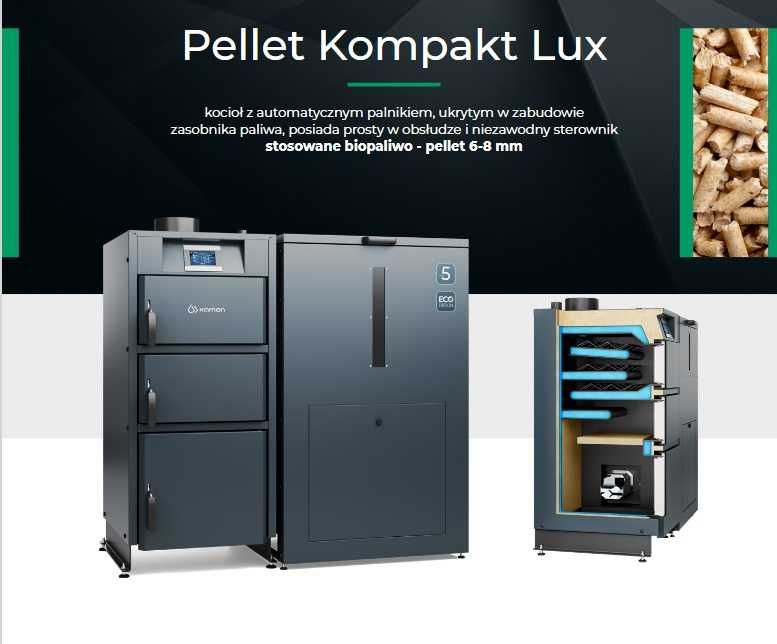 Kocioł Pellet Kompakt LUX na pellet / KAMEN 12kW