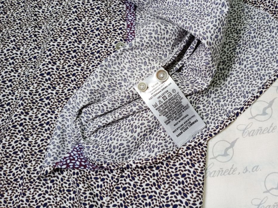 Рубашка мужская Ted Baker хлопковая приталенная размер M