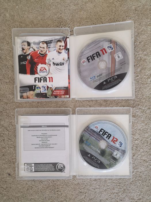 Conjunto de 8 jogos FIFA para PS3