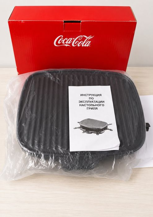 Електрогриль Coca-Cola Raclette | Новий | Повний комплект
