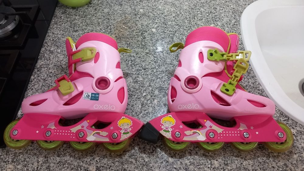 PATINS 4 EM LINHA , Como novos por 10€. Desporto,Equilibrio.Exercitar.