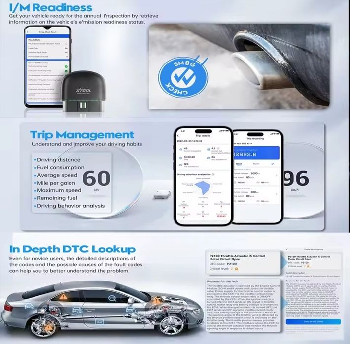 XTOOL Advancer AD20Pго Інструменти діагностики всіх систем  OBD