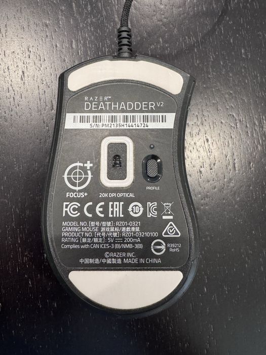 Razer DeathAdder V2 – Rato Gaming – Muito Bom Estado