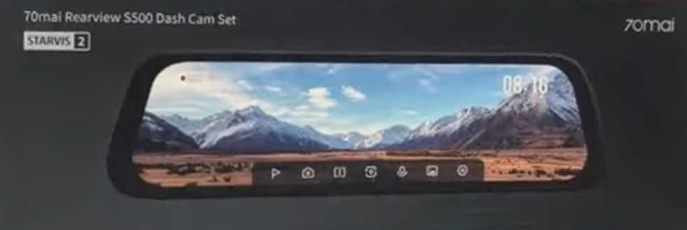 Смарт-дзеркало Xiaomi 70 Mai S500 - новий рівень комфорту за кермом