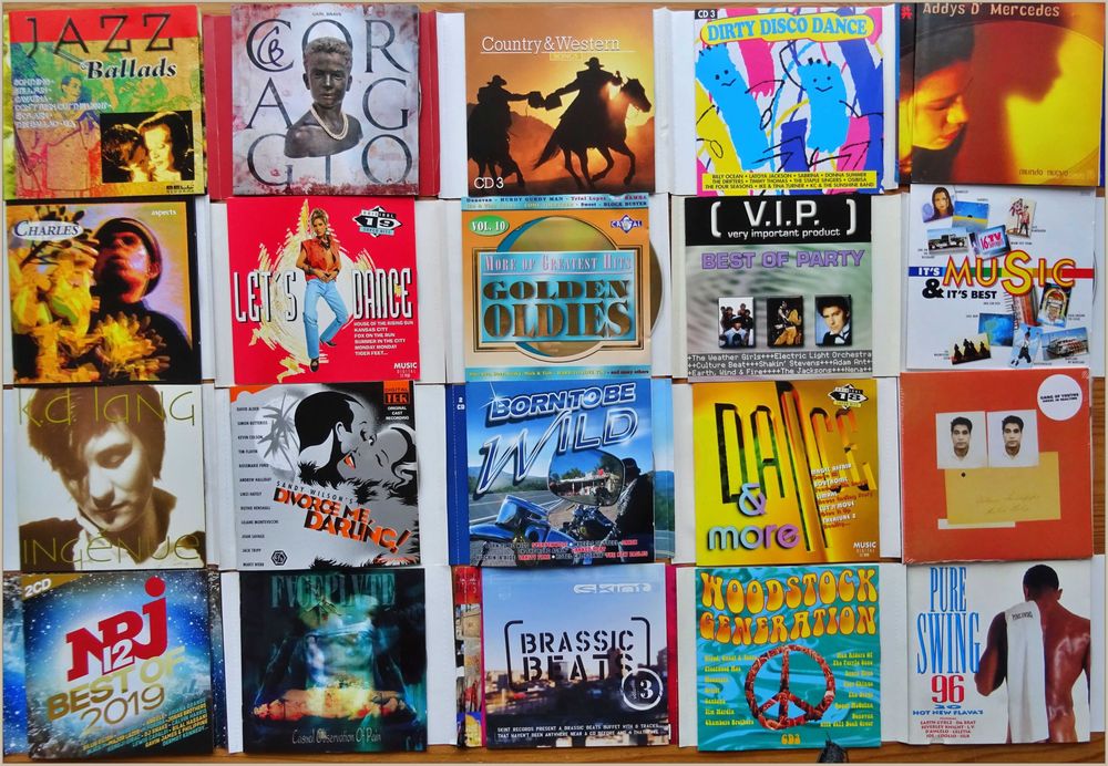 Zestaw 20 płyt CD - Pop * Rock * Dance * etc.