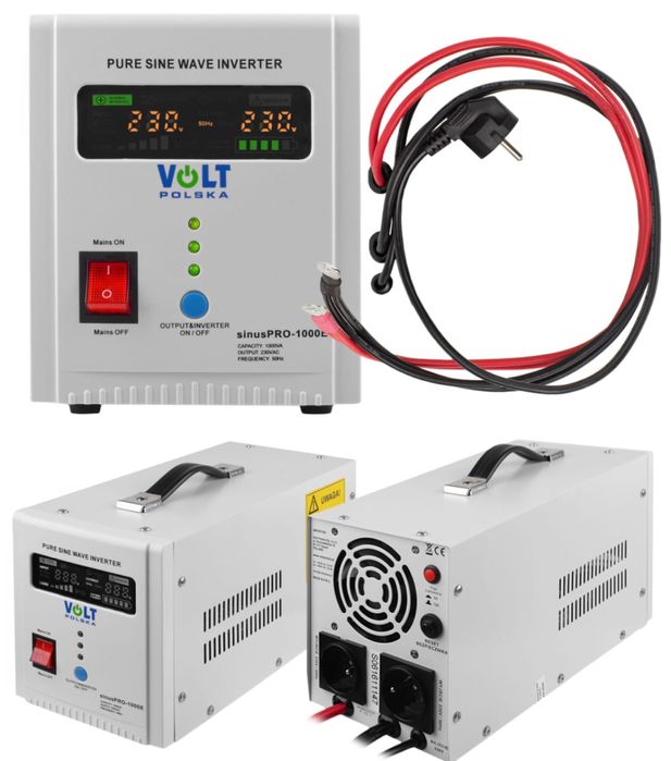 Інвертор Volt Sinus Pro 1000E 1000VA/700W + акамулятор AGM 12V 100Ah