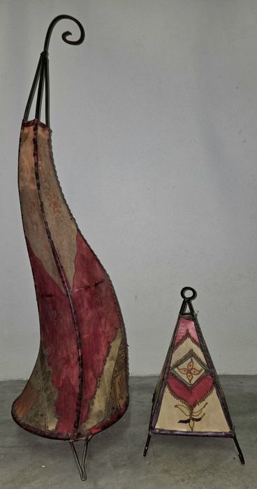 Candeeiros de pé artesanais