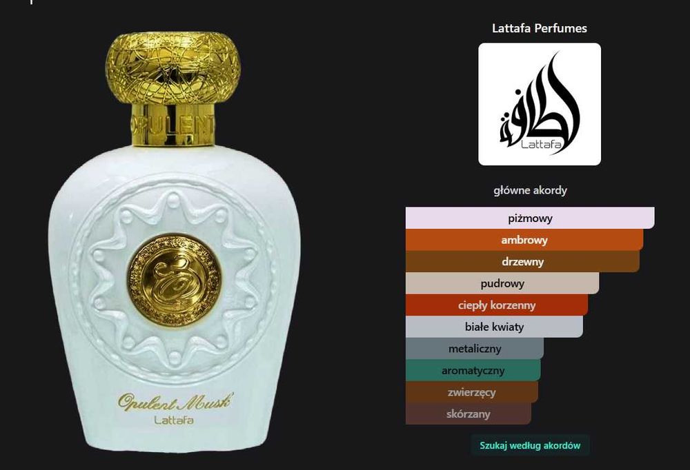 Eau de Parfum Opulent Musk Lattafa 100 ml.