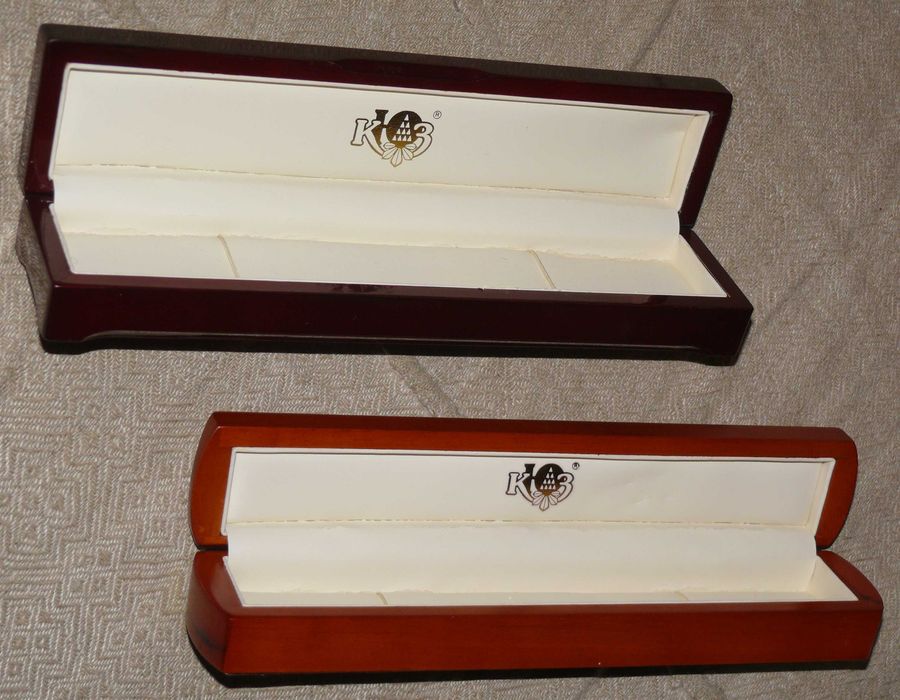 2 шт. Футляр Ювелирный Натуральное Дерево Киевский Ювелирный Завод КЮЗ