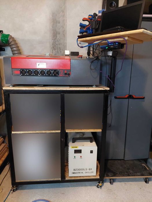 Máquina de Gravação a Laser CO2 40W – Pronta a Usar!