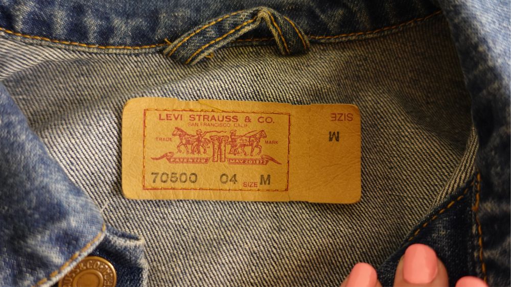 Джинсовка levis унисекс женская мужская джинсовая куртка