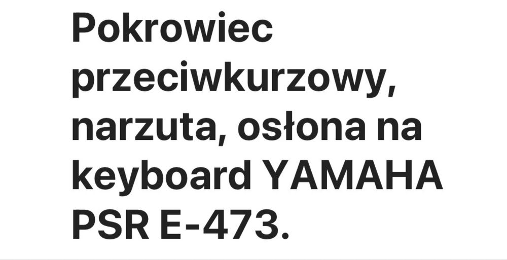 Yamaha psr e473 keyboard