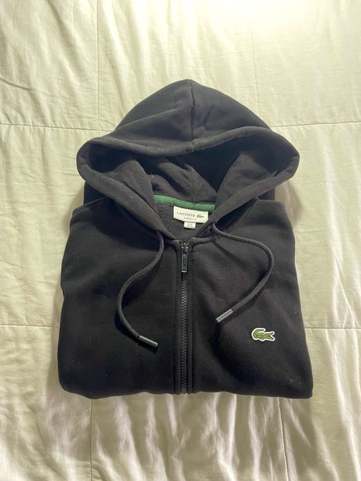 Hoodie com fecho Lacoste