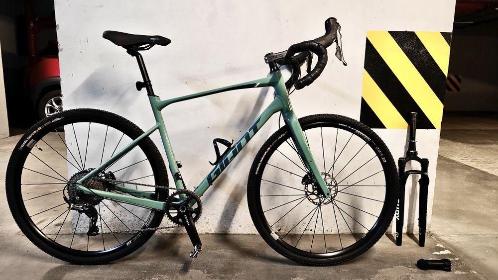 Rower Giant revolt 1 Roz.L Gravel upgraded (pełna grupa Shimano GRX rx812 + rx600) + amortyzaror(ew. zamiana na MTB XC) OKAZJA!!!