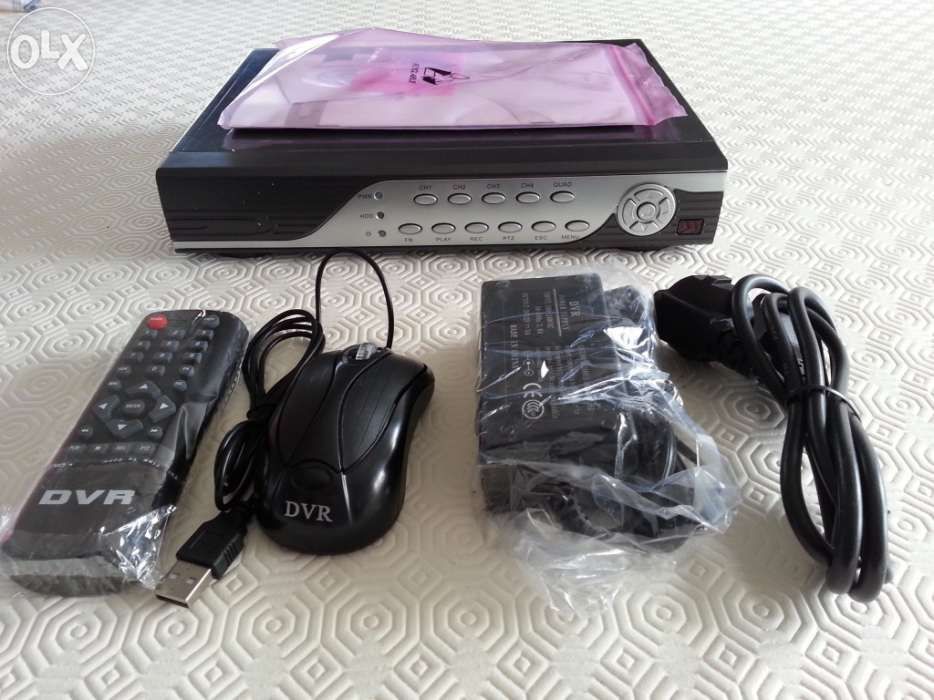 Sistema video vigilancia CCTV 4 cameras minusculas + DVR 4 canais