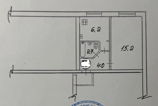 1-комнатная квартира по адресу (площадь 28 м²) - Atlanta.ua - фото 10