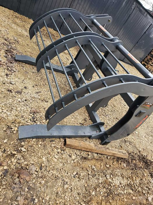 Chwytak krokodyl do kłód drzewa do turów, ładowarek euro, manitou itp