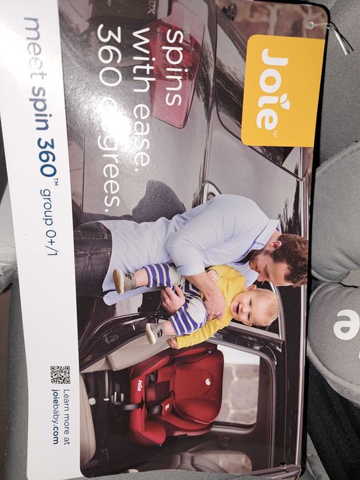 Cadeira rotativa Joie Spin 360 com isofix