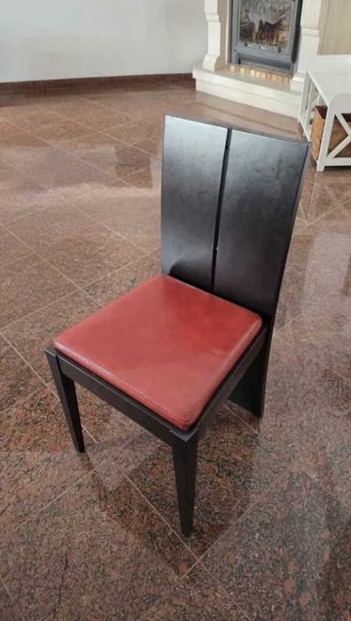 Mesa jantar extensível madeira maciça + 6 cadeiras (Liga Mobiliário)