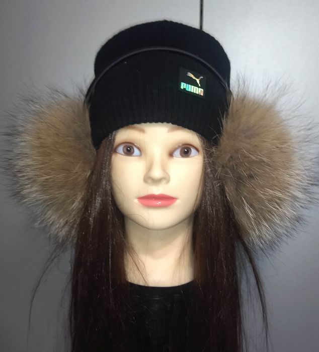 Продам навушники із хутра єнота