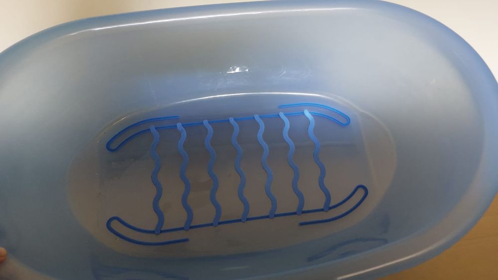 Banheira IKEA azul