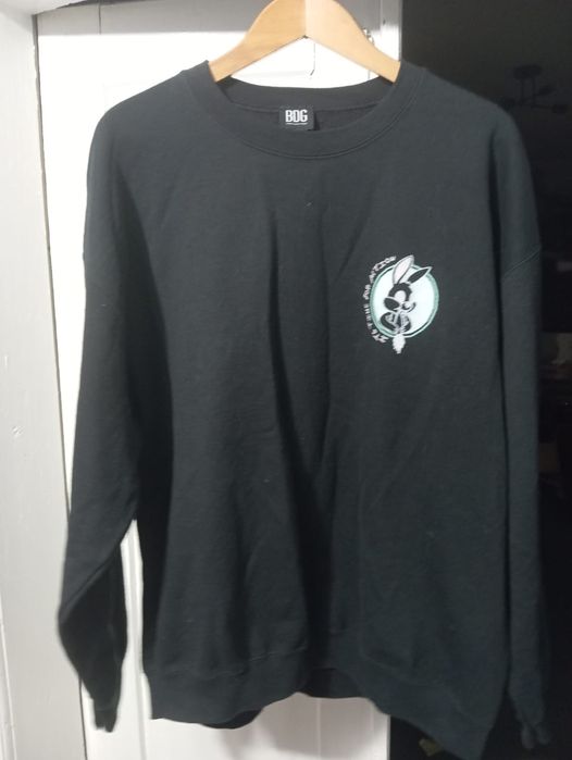 Bluza czarna królik xl