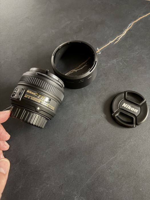 Nikon AF-S Nikkor 50mm 1:1.8 G com filtro polarizador