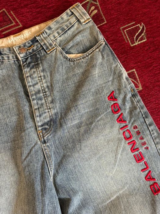 Spodnie Jeansy Baggy Szerokie Balenciaga Oversize