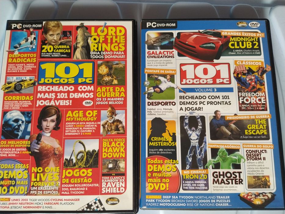 . Jogos PC CD-ROM vintage .