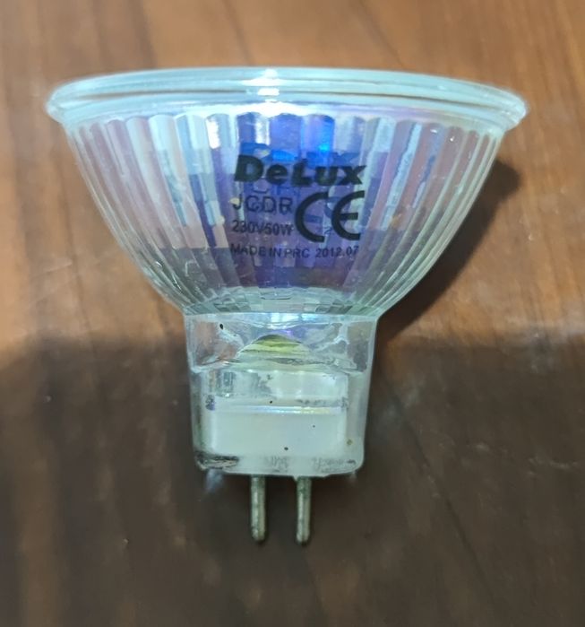 Лампа галогенова Delux JCDR 50W 220V цоколь G5.3