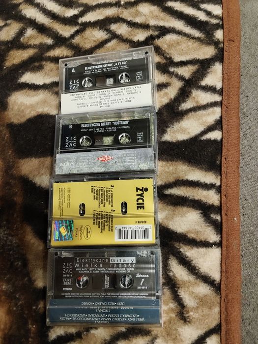 Kasety audio elektryczne gitary
