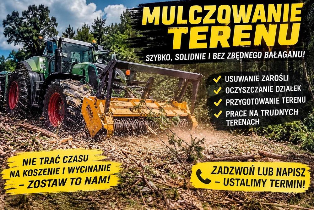 Mulczowanie terenu – szybko, solidnie i bez zbędnego bałaganu