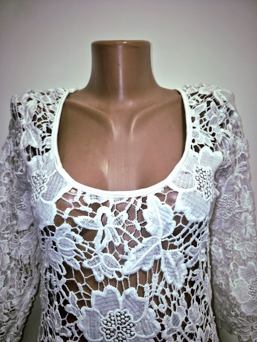 Пляжна сукня мереживна пеньюар