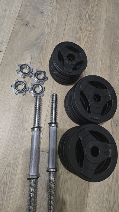 Hantle żeliwne 2x15 kg