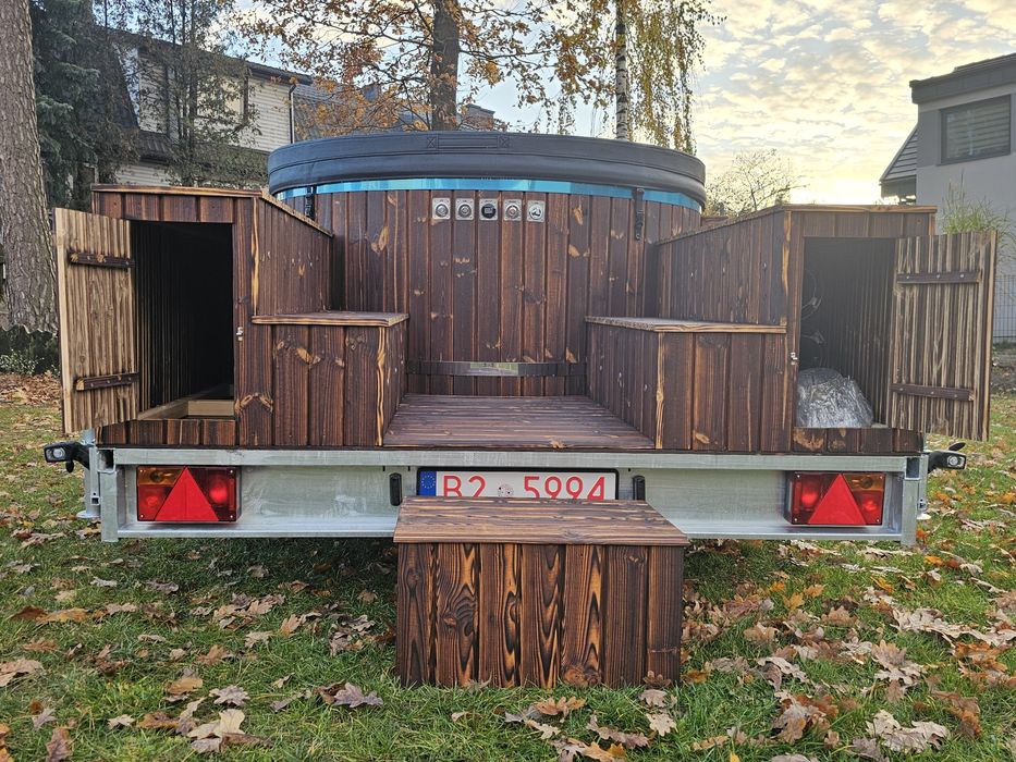 Mobilna balia ogrodowa jacuzzi