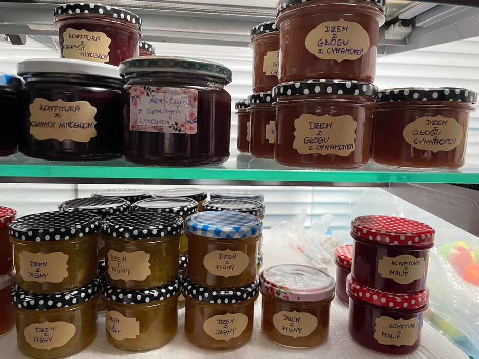 Domowe dżemy Pigwa, żurawina, borówki