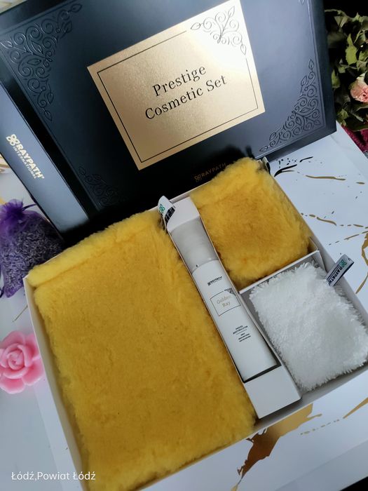 Spa set Raypath z kremem i rekawicami