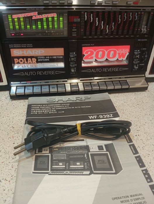 Магнитола Sharp wf 939,
