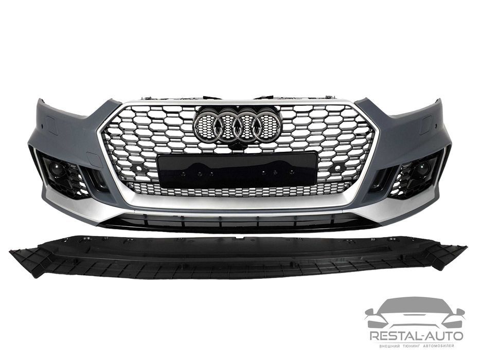 Бампер передній Audi A5 2016 2020 RS стиль дистронік