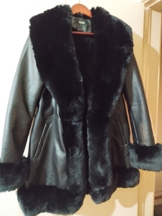 Casaco  de pele sintética