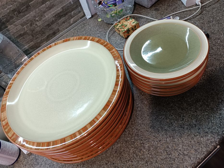 Denby Англия набор тарелок 10+6