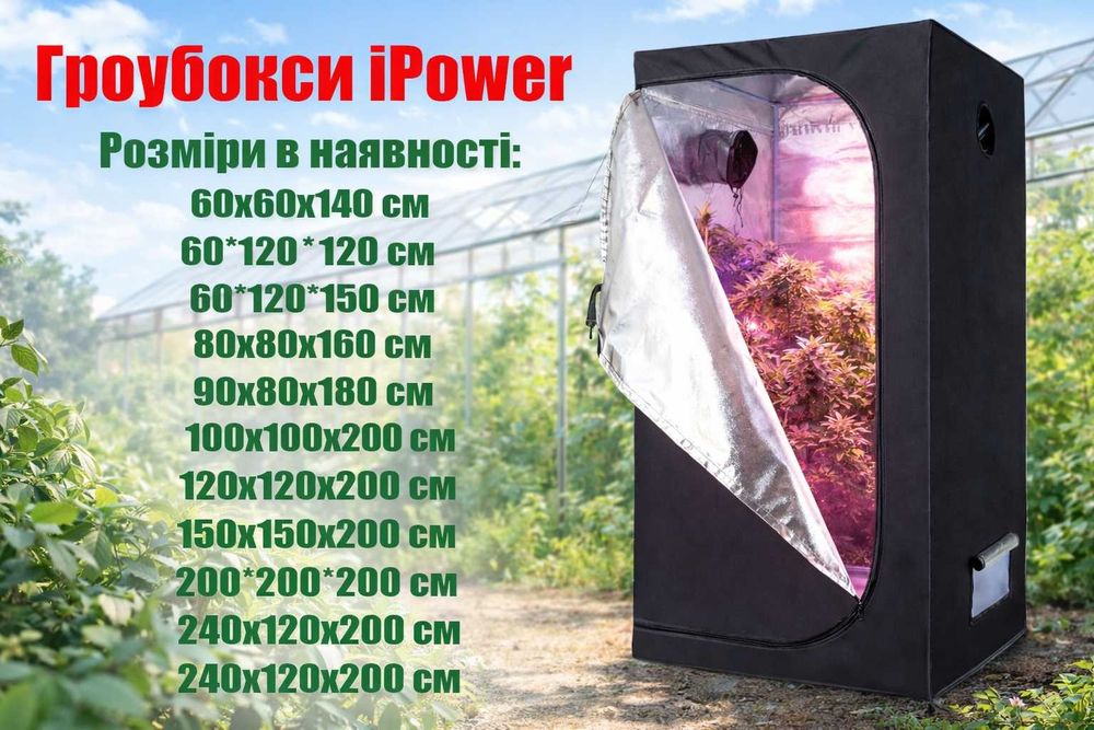Гроубокс IPower 80x80x180 см Найкраща ціна