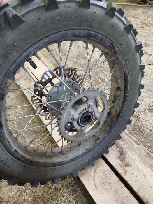 Диск, колесо R14,  на пітбайк в сборі з резиною 90/100-14