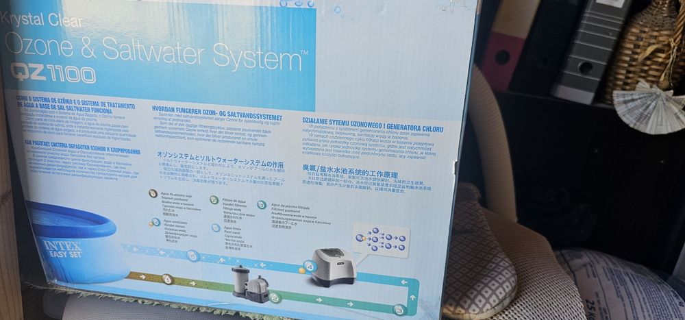 Clorador salino para piscina desmontavel