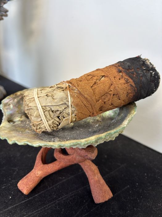 Tocha de salvia branca e Canela -  Atrair dinheiro