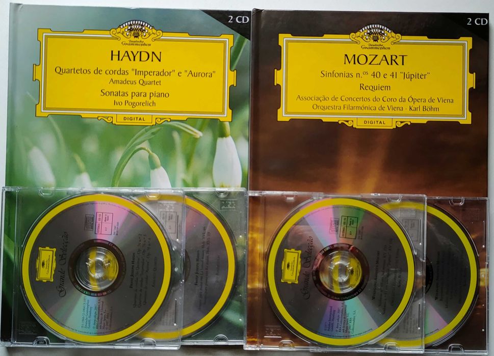 Coleção completa 40 livros+80cds Deutsche Grammophon