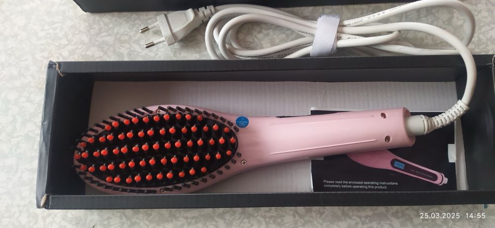 Продам електричний гребінець вирівнювач Fast Hair Straightener HQT-906